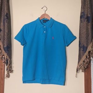 Polo L Junior. Blue. Classic Fit. Short Sleeves.